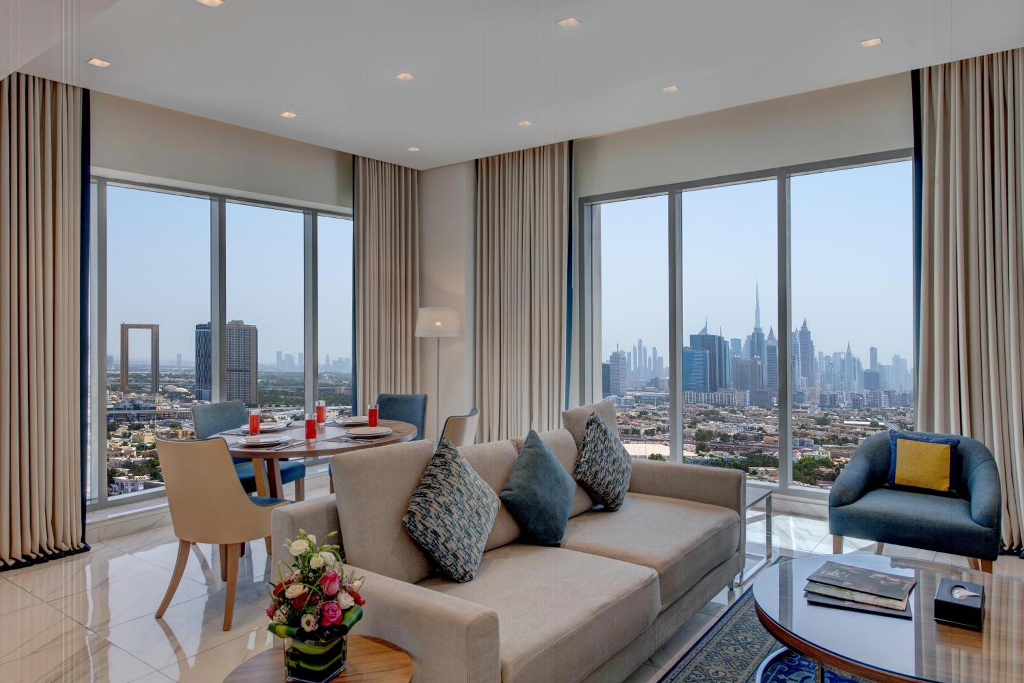 Suha Mina Rashid Hotel Apartments Dubaï Extérieur photo